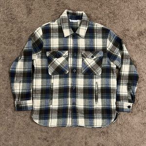 Zara Men’s Plaid Overshirt Size XL
